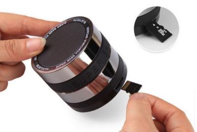 China Mini Stereo Bluetooth SPeaker 3W 500mAH Portable wireless Speaker with FM/TF card for sale