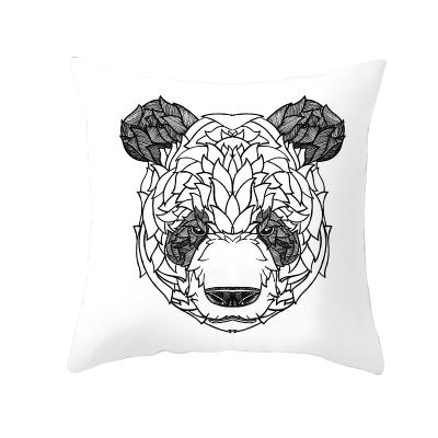 China Cat Dog Wolf Dragon Graphic Animal Home Anti-Static Printing Pillowcases Decorative Tile Case Cushion Cover 18 x 18 inch for sale