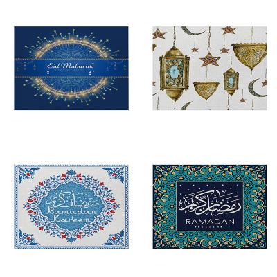 China Sustainable Picnic Mat Islam Muslim Table Mat Eid Ramadan Place Mat for Restaurant Hotel Household Decorations for sale