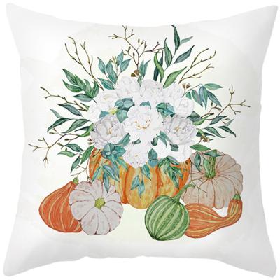 China Autumn Fall Thanksgiving Cushion Case Pillow Cases Soft Farmhouse Print Throw Decorative Pillow Cover Wholesale Anti-static for sale