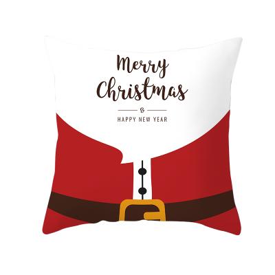 China 3D Merry Christmas Tile Anti-Static Printed Pillow Case Covers Pillowcase Cushion Case For Room Sofa Chair Car Home for sale