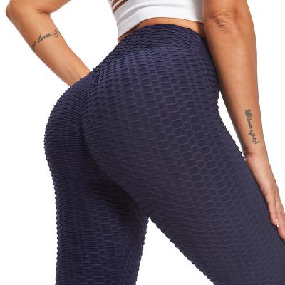 China Breathable Butt Lifting Sexy Anti Cellulite Leggings For New Custom Women High Waisted Yoga Pants Workout Tummy Control Sports Tights for sale