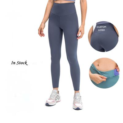 China Breathable Custom logo Women High Waist Lulu lemon Align Butter Soft leggings Fitness Yoga Pants With Pockets Tights Gym Leggings for Women for sale