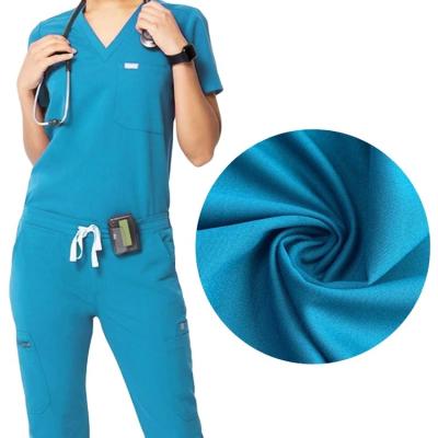 China Viable High Quality TRS Uniform Medical Nurse Uniform Fabric Rayon Spandex Polyester Fabric Uniform Cloth for sale