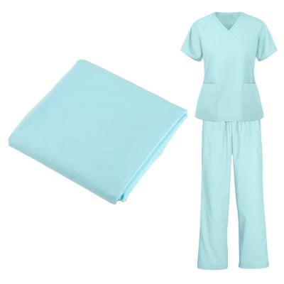 China Medical Spandex Polyester Rayon Spandex Fabric Viable Manufacturing Cotton Scrubs Cloth Care Uniform Cloth for sale