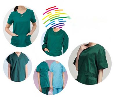 China Sustainable High Quality Medical Uniform Scrub Sets Soft Fabric Scrub Fabric Raw Material For Uniforms for sale