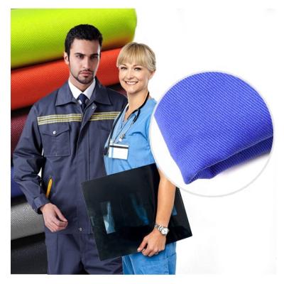 China Good quality uniform fabric viable for flight attendants stretch cotton hospital uniforms fabric medical fabric in rolls for sale