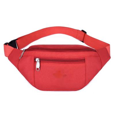 China 2021 Hot Sale Water Proof Wholesale Promotion Polyester Sports Running Waterproof Waist Bag Sling Cross - Body Custom Fanny Pack for sale