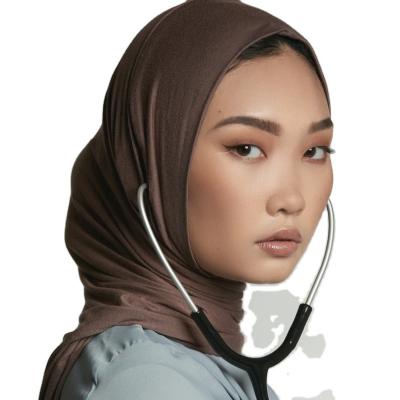 China 2022 New Design Cotton Tank Top 2022 New Design Instant Hijab Professionds Medical Scarf With Earphone Ear Hole Women Cotton Hijab Tank Top for sale