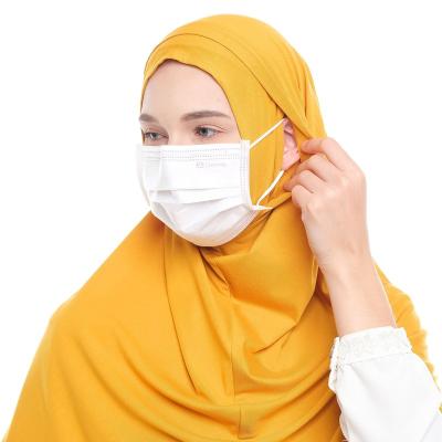 China Hot Selling Cotton Tank Top Slip In Ear Moment Muslim Hijab Khimar Accessories Workout Medical Daily Sport For Women for sale