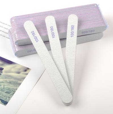 China Professional Disposable Nail File Customized Easy Label Zebra Nail File 100/180 Mini Small 180/240 for sale