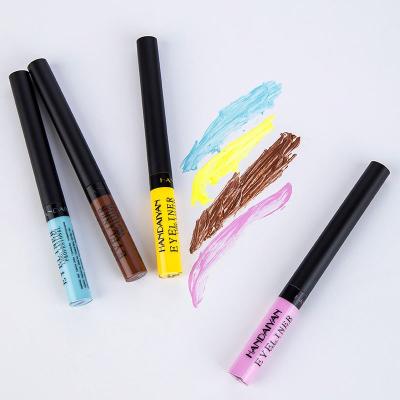 China 2021 Waterproof Liquid Eyeliner 12 Pcs Set Multicolor Makeup Liner Suits Eye Liner Pen Private Label for sale