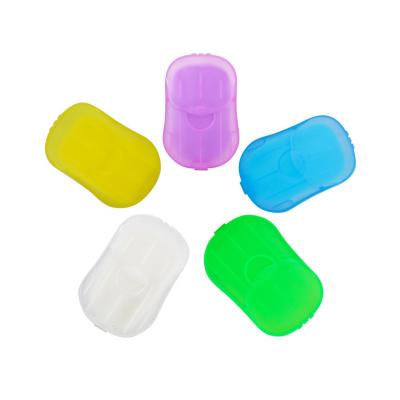 China Outdoor Basic Cleaning Effect Mini Disposable Soap Soluble Paper, Portable Travel Mini Disposable Soap Slice Soap Paper for sale