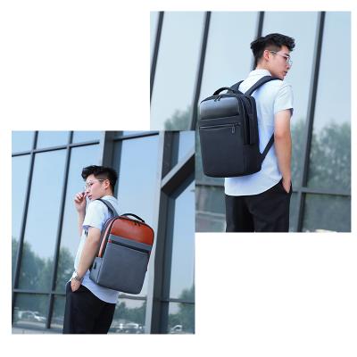 China With USB 2021 new arrive custom leather backpack bag custom logo backpacks waterproof other backpacks for sale