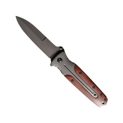 China Stainless Steel Non-variable Outdoor Survival Knife High Hardness Portable Folding Defensive Tactical Knife Camping Knife for sale