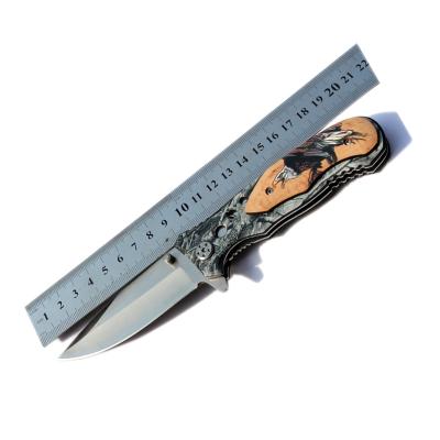 China 2020 Hot Selling Popular High Quality Non-variable Folding Knife Pocket Knife With Wooden Handle for sale