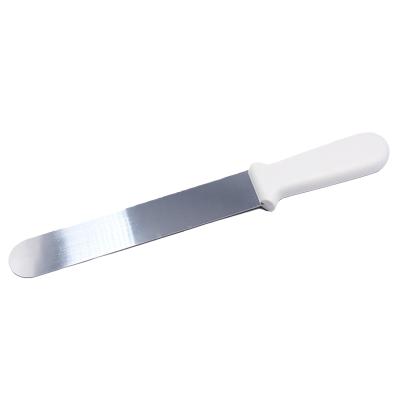 China Sustainable Plastic Stainless Steel Bakeware Handle Cream Scraper Cake Tool for sale