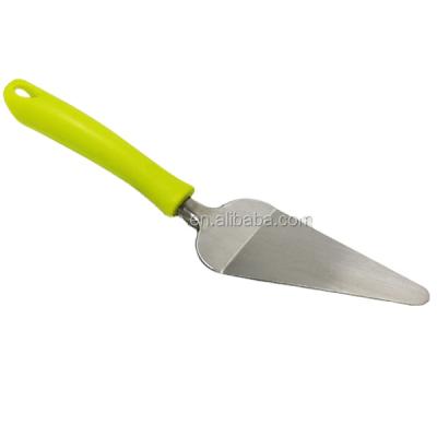 China Viable Stainless Steel Plastic Handle Tool Cake Spatula Baking Cheese Turner for sale