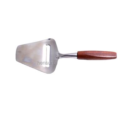 China Mini Metal Butter Wooden Cheese Slicer Cheese Slicer Mini Metal Cheese Tools Best Handle Cheese Slicer Sustainable Hot Selling Cheese Shovel for sale