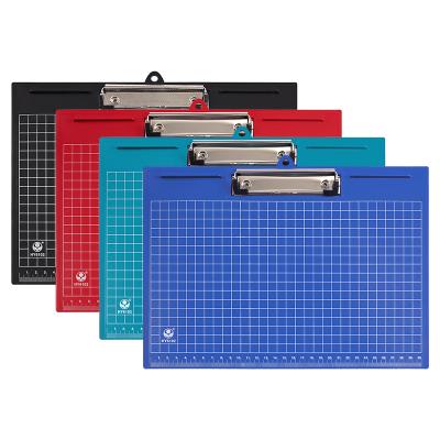 China FUDEK Quality A4 Plastic Size Customized Logo Printed Clipboard With Hanger for sale