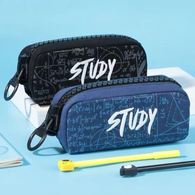 China Schools & Wholesale Offices Boy Custom Canvas Pencil Pouch Cute Packing Gift Felt Pen Zipper Plastic Bag Pencil Case With Stationery for sale