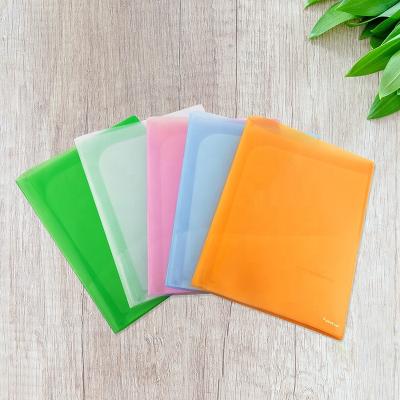 China A4 Size Two Clear Clasification Administrative Size PP Beautiful 2 Pocket Folders for sale