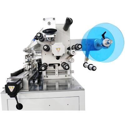 China Automatic Power Cord Cable Labeling Machine with Motor Core Components Label Wrapping for sale