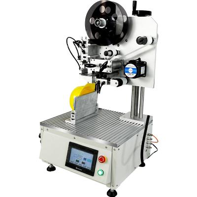 China Fixure Jig Semi Auto Manual Labeling Machine voor eenvoudig en nauwkeurig labelen van vlakke oppervlakken Te koop