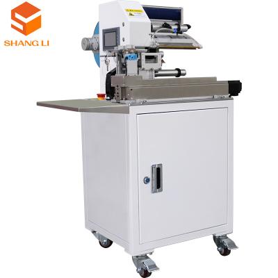 China Folded Flag Labeling Machine Semi-auto Cable Sticker Labeling with 60 KG Capacity for sale