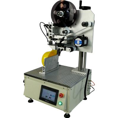 China 220V Voltage Cylindrical Battery Cell Labeling Pasting Machine for Insulation Paper Stick for sale