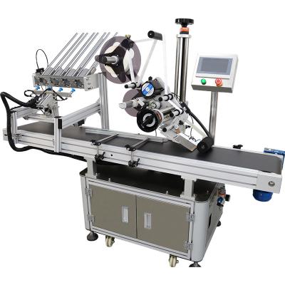 China Cartons Packaging Type Automatic Feeder Label Applicator for 950x950x1550mm Pouch Cards for sale