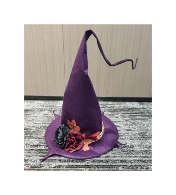 China Warm Cloth Amazon Halloween Witch Hat Party Hat for sale