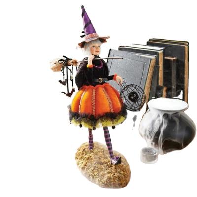 China The Other Enchanting Witch Doll, Halloween Resin Witch Proof Sun Figures, Handmade Charming Witch Dolls for sale