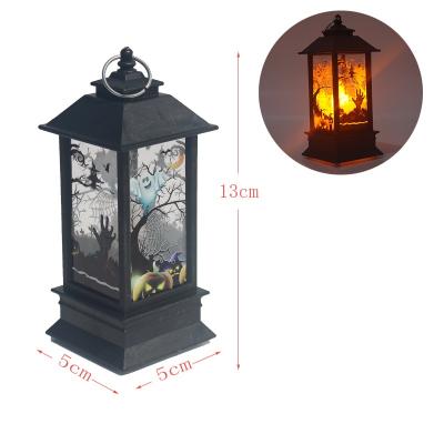 China Europe Black Charcoal Fireplace Lamp Ghost Festival Decoration Props Luminous Ornaments for sale