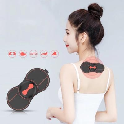 China Electro Massager Backpack Pulse Machine Electric Wireless Massager Protective Pad Stickers Portable Electronic Stimulation Device for sale