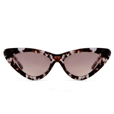 China Fashion Acetate Sunglasses Brand Custom Women's Cat Eye Fashion Triangle INS Sunglasses Personality Small Frame Men's Acetate Sunglasses sunglasses for sale