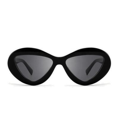 China Simple face fashion sunglasses 2022 small frame personality hip-hop sunglasses acetate fashion triangle sense sunglasses UV protection premium CI statistics for sale