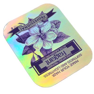 China Wholesale Custom Waterproof Self Adhesive Waterproof Logo Label Vinyl Die Cut Sticker Printing Art Holographic Design for sale