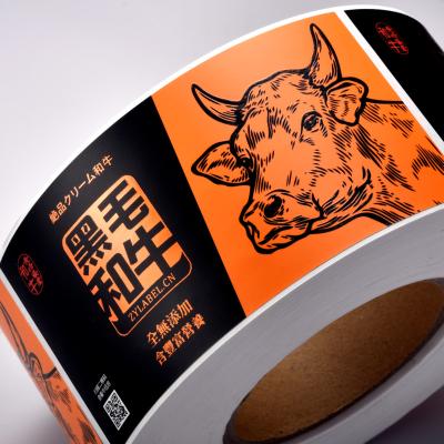 China Hot Selling Waterproof Custom Synthetic Paper Brand Self Adhesive Tanning Drinks FOR Cosmetics Brand Sticker Sealing Sticker LOW COST for sale