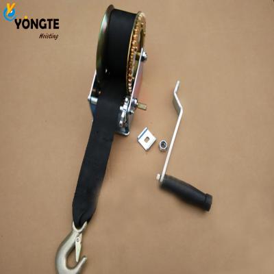 China BOAT mini hand winch made in china wholesale hand strap winch for sale