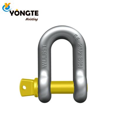 China Heavy Industry 1T Screw Pin G210 Anchor D Shackle for sale