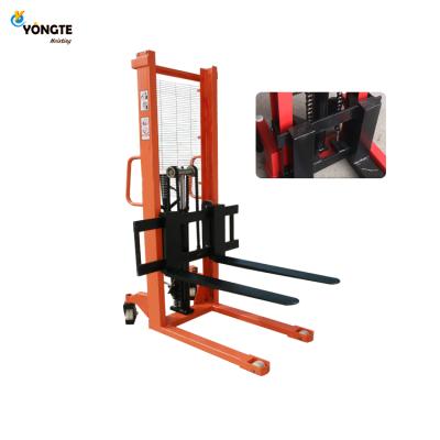 China Hotel manufacturer manual heavy duty hydraulic 2t forklift for sale