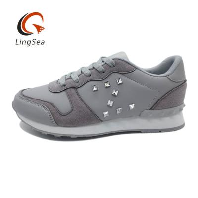 China QH18009 Quick-drying PU EVA insole EVA outsole upper spring and fall women running shoes for sale