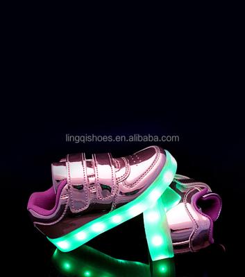 China 2016 Buckle Strap Fashion Kid Shoe Led Flashing Lights Shoe Led Shoe Kids for sale