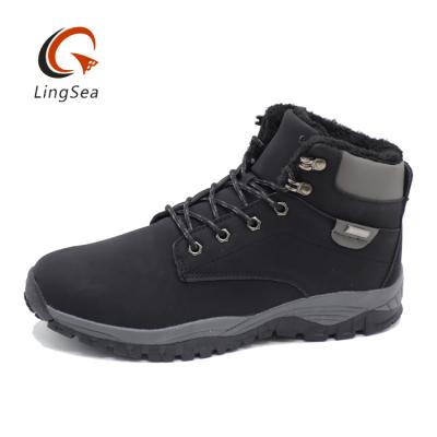 China fur boots winter shoes for men,mens high winter ankle boots snow man rubber boot 36-45 for sale