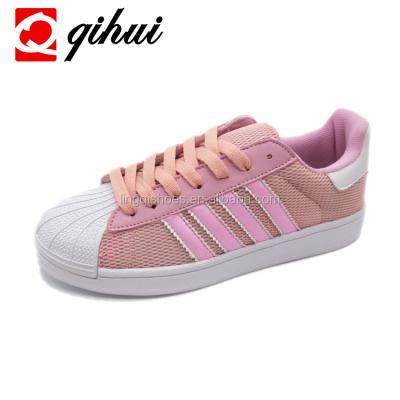 China Buckle Strap Mesh Upper Sneaker Sport Shoes With Shell Toe for sale