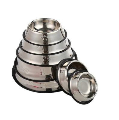 China Stocked Product Stainless Steel Pet Food Feeder Custom Bowl With Silicone Based Fun Sound Feeder for sale