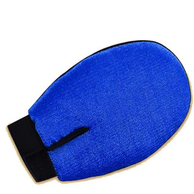 China Stocked Custom Silicone Pet Hair Remover Gloves Pet Grooming Glove Deshedding Brush Glove for sale