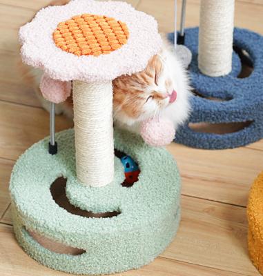 China Cat Tree Cat Climbing Sratcher Wholesale Viable Cat Tower Tree House Durable for sale