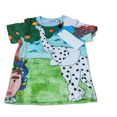 China Wholesale Kids Cotton Anti-Shrink T-shirt Baby Boy Summer O-Neck Sleeve Shorts Kids Casual Shirts Big Size T-shirt Blouse for sale